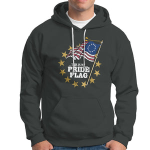 Betsy Ross Flag Hoodie This Is My Pride Flag American Patriotic TS02 Printyourwear