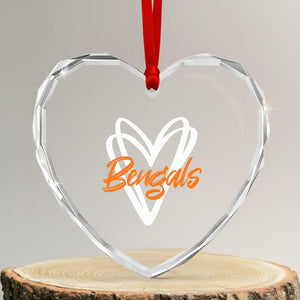 BFT Lovers Heart Crystal Glass Ornament Inspirational Athletic Name Design Sports Fan TS10 Transparent Glass 3'' Heart Print Your Wear