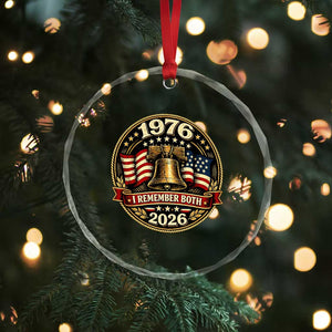 Bicentennial Born 1976 Liberty Bell Crystal Glass Ornament America 250th Anniversary 50th Birthday TS02 Print Your Wear