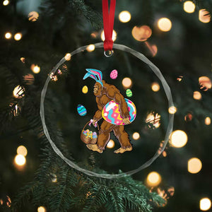 Bigfoot Easter Crystal Glass Ornament Funny Sasquatch Eggs Hunting TS10 Print Your Wear