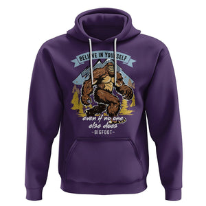 Bigfoot Hoodie Believe In Yourself Even When No One else Does TS09 Purple Printyourwear