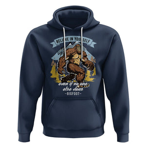 Bigfoot Hoodie Believe In Yourself Even When No One else Does TS09 Navy Printyourwear