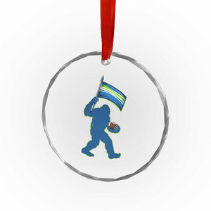 Bigfoot Seattle Sports Fan Crystal Glass Ornament Sasquatch 12s Pride Gift TS12 Print Your Wear
