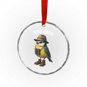 Bird Nerd Crystal Glass Ornament Funny Birding Bird Lover Watcher Twitcher TS10 Print Your Wear