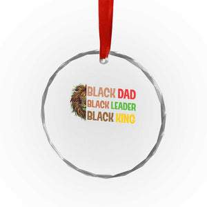 Black Affrican Melanin Crystal Glass Ornament Lion Father Day Dad Leader Black King TS14 Print Your Wear