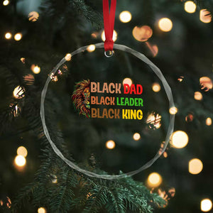 Black Affrican Melanin Crystal Glass Ornament Lion Father Day Dad Leader Black King TS14 Print Your Wear