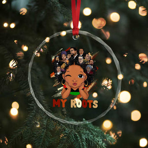 Black African Girl Crystal Glass Ornament Black History Month Juneteenth Gift Afro Empowerment TS10 Print Your Wear