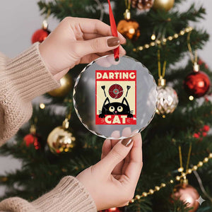 Black Cat Dart Thrower Crystal Glass Ornament Cat Lover Dartist Gift TS12 Print Your Wear