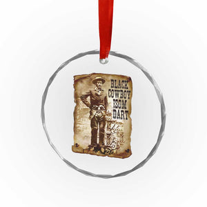 Black Cowboy Isom Dart Crystal Glass Ornament African American Cowboys Black History TS10 Print Your Wear