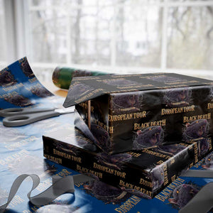 Black Death European Tour Wrapping Paper Roll Plague Rat Medieval History Alternative Art TS10 Black Print Your Wear