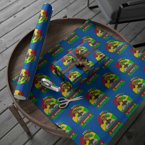 Black History Honoring The Past Inspiring The Future Wrapping Paper Roll African American Pride TS12 Blue Print Your Wear