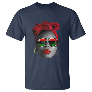 Black History Juneteenth T Shirt For Women Dope Proud Queen TS01 Navy Printyourwear