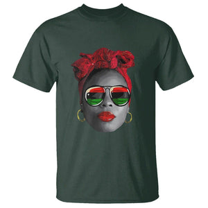 Black History Juneteenth T Shirt For Women Dope Proud Queen TS01 Dark Forest Green Printyourwear