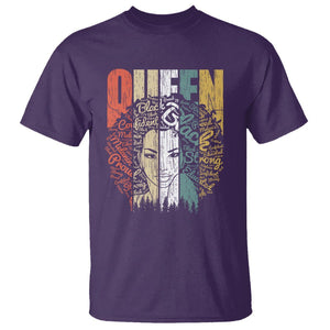 Black History T Shirt For Women Educated Strong Black Queen TS01 Purple Printyourwear