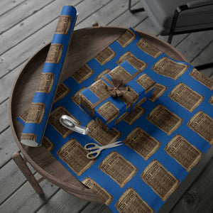 Black Inventors Wrapping Paper Roll Afro African Melanin Black History Month Juneteenth TS10 Blue Print Your Wear
