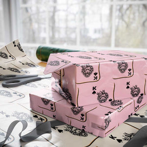 Black King Lion Wrapping Paper Roll African American Black History Month Gift TS12 Light Pink Print Your Wear