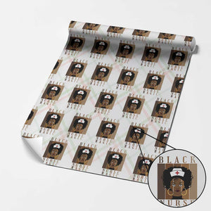 Black Nurse Magic Wrapping Paper Roll Black History Month Nurse Gift TS12 Christmas Plaid Print Your Wear