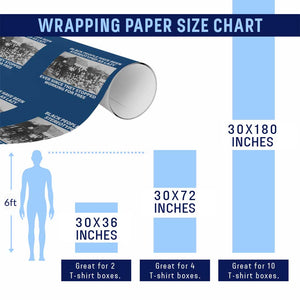 Black People Have Been Stereotyped As Lazy Ever Since They Stopped Working For Free Wrapping Paper Roll TS11 Print Your Wear