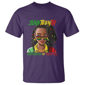 Black Prince T Shirt Juneteenth Loc'd Hair Remembering My Ancestor for Women TS01 Purple Printyourwear