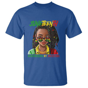 Black Prince T Shirt Juneteenth Loc'd Hair Remembering My Ancestor for Women TS01 Royal Blue Printyourwear