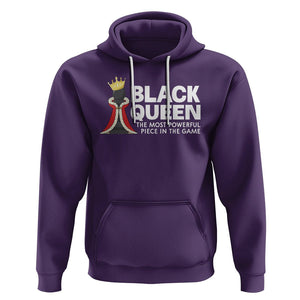 Black Queen The Most Powerful Piece In The Game Chess Hoodie TS09 Purple Printyourwear