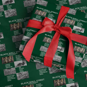Black Wall Street Wrapping Paper Roll Loads Of Luck Lucky Tractor Truck TS02 Green Print Your Wear