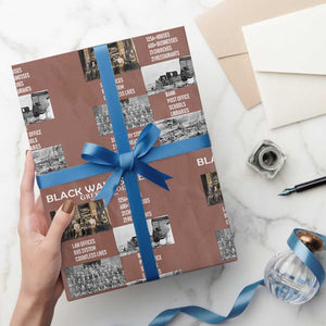 Black Wall Street Wrapping Paper Roll Loads Of Luck Lucky Tractor Truck TS02 Mocha Print Your Wear