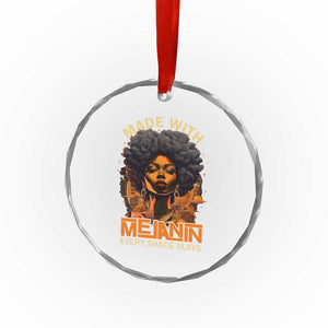 Black Women Crystal Glass Ornament Melanin Juneteenth Black History TS10 Print Your Wear