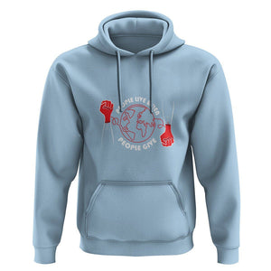 Blood Donor Hoodie People Live When People Give TS09 Light Blue Printyourwear