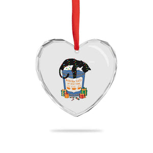 Bodega Cats of New York Heart Crystal Glass Ornament Funny Democrat Christmas TS14 Print Your Wear