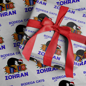 Bodega Cats of New York Wrapping Paper Roll Funny Cat NYC Christmas TS14 White Print Your Wear