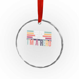 Book Lover Crystal Glass Ornament I Rescue Books TS10 Print Your Wear
