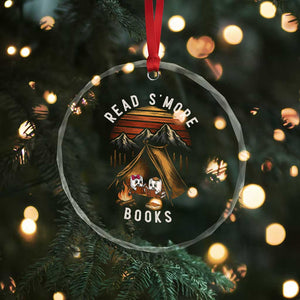 Book Lover Gift Crystal Glass Ornament Read Smore Books Camping Humor TS12 Print Your Wear
