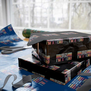 Book Lover Wrapping Paper Roll I Rescue Books TS10 Black Print Your Wear