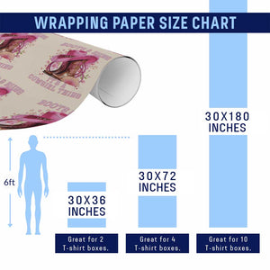 Boots and Bling Its A Cowgirl Thing Western Cowgirl Wrapping Paper Roll TS10 Print Your Wear
