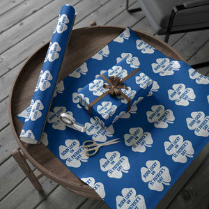 Born Lucky On St Patricks Day Wrapping Paper Roll Irish Birthday Bday Shamrock Clovers TS10 Blue Print Your Wear