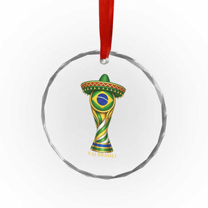 Brazil Football Supporter Gift Crystal Glass Ornament Vai Brasil TS12 Print Your Wear