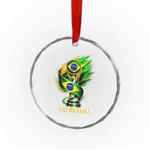Brazil Soccer Fan 2026 Gift Crystal Glass Ornament Vai Brasil TS12 Print Your Wear