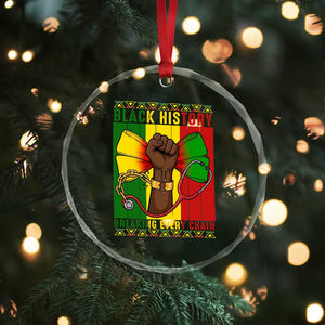 Breaking Every Chain Crystal Glass Ornament Black History Medical Professional Gift TS12 Print Your Wear