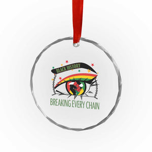 Breaking Every Chain Crystal Glass Ornament Black History Month Freedom Gift TS12 Print Your Wear