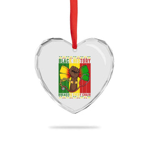 Breaking Every Chain Heart Crystal Glass Ornament Black History Medical Professional Gift TS12 Print Your Wear