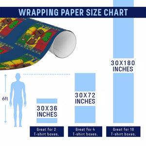 Breaking Every Chain Wrapping Paper Roll Black History Medical Professional Gift TS12 Print Your Wear