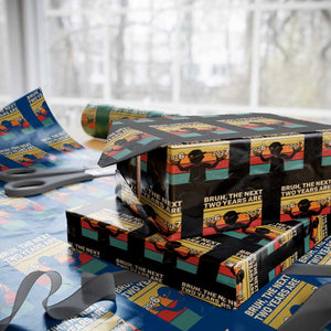 Bruh 67 New Years Eve Party Wrapping Paper Roll Six Seven Boys 67 Meme 6 7 Numbers TS10 Black Print Your Wear