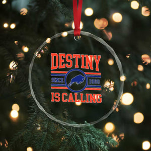 Buffalo Football Crystal Glass Ornament Funny Vintage 90s Bills Fan TS10 Print Your Wear