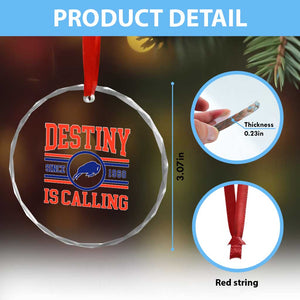 Buffalo Football Crystal Glass Ornament Funny Vintage 90s Bills Fan TS10 Print Your Wear