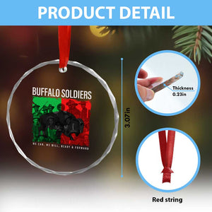 Buffalo Soldiers Crystal Glass Ornament 9th and 10th Cavalry Afro African American Heros TS10 Print Your Wear