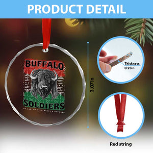 Buffalo Soldiers Crystal Glass Ornament Retro African American Black History TS10 Print Your Wear