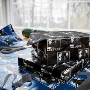But Did You Try Leeches Plague Doctor Wrapping Paper Roll Funny Middle Age Black Death Gothic TS11 Black Print Your Wear