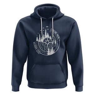 Camping Lover Hoodie Explore More Worry Less Adventure Outdoor Hiking Mountains Climber TS09 Navy Printyourwear