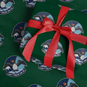 Can Not Tread On Us Wrapping Paper Roll Common Loon No Ice Please TS12 Green Print Your Wear